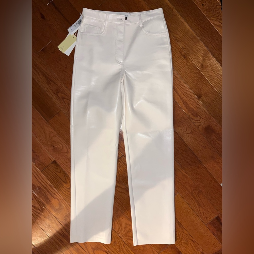 Aritzia High-Waisted Vegan Leather Pants